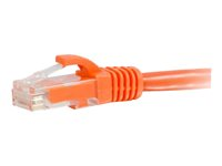 C2G Cat6 Booted Unshielded (UTP) Network Patch Cable - Patch-kabel - RJ-45 (hane) till RJ-45 (hane) - 2 m - UTP - CAT 6 - formpressad, hakfri, tvinnad - orange 83576