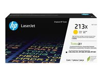 HP 213X - Lång livslängd - gul - original - LaserJet - tonerkassett (W2132X) - för Color LaserJet Enterprise 5700dn, 6700dn, MFP 6800dn W2132X