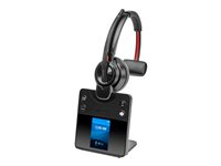 Poly Savi 8410 Office - Savi 8400 series - headset - på örat - DECT / Bluetooth - trådlös - svart - Certifierad för Microsoft-teams 8L5A9AA#ABB