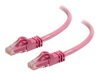 C2G Cat6 Booted Unshielded (UTP) Network Patch Cable - Patch-kabel - RJ-45 (hane) till RJ-45 (hane) - 10 m - UTP - CAT 6 - formpressad, hakfri, tvinnad - rosa 83594