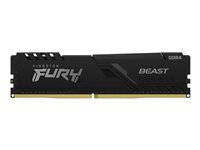 Kingston FURY Beast - DDR4 - modul - 8 GB - DIMM 288-pin - 3600 MHz / PC4-28800 - CL17 - 1.35 V - ej buffrad - icke ECC - svart KF436C17BB/8