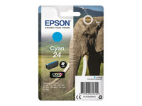Epson 24 - 4.6 ml - cyan - original - bläckpatron - för Expression Photo XP-55, 750, 760, 850, 860, 950, 960, 970; Expression Premium XP-750, 850 C13T24224012