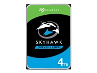 Seagate SkyHawk ST4000VX016 - Hårddisk - 4 TB - inbyggd - 3.5" - SATA 6Gb/s - buffert: 256 MB - med 3 års Seagate Rescue Data Recovery ST4000VX016