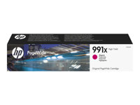 HP 991X - 187 ml - Lång livslängd - magenta - original - PageWide - bläckpatron - för PageWide Color 755, MFP 77X; PageWide Managed P77740, P77750; PageWide Pro 750, 77X M0J94AE