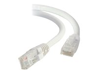 C2G Cat5e Booted Unshielded (UTP) Network Patch Cable - Patch-kabel - RJ-45 (hane) till RJ-45 (hane) - 1.5 m - UTP - CAT 5e - formpressad, hakfri, tvinnad - vit 83262