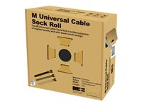 Multibrackets M Universal Cable Sock Roll 20 mm x 50 m - Kabelorganiserare - silver 7350022732445