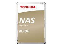 Toshiba N300 NAS - Hårddisk - 12 TB - inbyggd - 3.5" - SATA 6Gb/s - 7200 rpm - buffert: 256 MB HDWG21CUZSVA