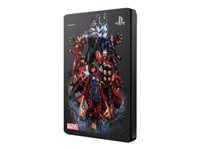 Seagate Game Drive for PS4 STGD2000203 - Marvel Avengers Limited Edition - Avengers Assemble - hårddisk - 2 TB - extern (portabel) - USB 3.0 - grå-metallic - för Sony PlayStation 4 STGD2000203