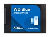 WD Blue SA510 WDS500G3B0A - SSD - 500 GB - inbyggd - 2.5" - SATA 6Gb/s - blå WDS500G3B0A