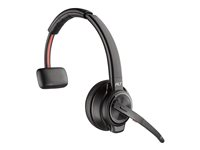 Poly Savi 8210 UC DECT - Savi 8200 series - headset - på örat - DECT / Bluetooth - trådlös - USB-A via Bluetooth-adapter - svart - Zoomcertifierad, UC-certifierad 8D3E9AA#ABB