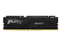 Kingston FURY Beast - DDR5 - modul - 16 GB - DIMM 288-pin - 6000 MT/s / PC5-48000 - CL36 - 1.35 V - ej buffrad - on-die ECC - svart KF560C36BBE2-16