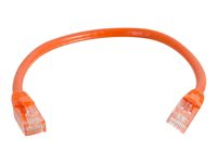 C2G Cat6 Booted Unshielded (UTP) Network Patch Cable - Patch-kabel - RJ-45 (hane) till RJ-45 (hane) - 7 m - UTP - CAT 6 - formpressad, hakfri, tvinnad - orange 83579