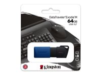 Kingston DataTraveler Exodia M - USB flash-enhet - 64 GB - USB 3.2 Gen 1 DTXM/64GB