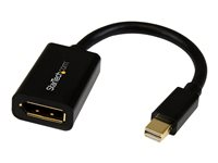StarTech.com 15 cm Mini DisplayPort till DisplayPort-videokabeladapter ? M/F - DisplayPort-kabel - Mini DisplayPort (hane) till DisplayPort (hona) - 15.2 cm - svart - för P/N: CDP2DP141MB, CDP2DP146B, CDP2DPMM1MB, CDP2DPMM6B, DISPLPORT15L, DISPLPORT3L MDP2DPMF6IN