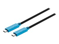 Kensington - USB-kabel - 24 pin USB-C (hane) till 24 pin USB-C (hane) - 1 m - stöd för 4K K38235WW