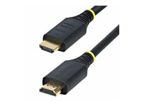 StarTech.com - Ultra High Speed - HDMI-kabel - HDMI hane till HDMI hane - skärmad - svart - passiv, 4K120Hz stöd, 8K60 Hz (7680 x 4320) stöd HDMI21-CBL-8K60-50CM