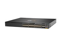 HPE Aruba 6300M - Switch - L3 - Administrerad - 24 x 1 Gigabit / 10 Gigabit SFP+ + 4 x 1 Gb/10 Gb/25 Gb/50 Gb SFP56 (upplänk/stapling) - framsidan och sida till baksidan - rackmonterbar JL658A