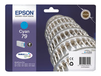 Epson 79 - 6.5 ml - cyan - original - bläckpatron - för WorkForce Pro WF-4630DWF, WF-4640DTWF, WF-5110DW, WF-5190DW, WF-5620DWF, WF-5690DWF C13T79124010