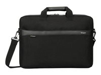 Targus GeoLite EcoSmart Slim Brief - Notebook-väska - 17.3" - svart TSS991GL