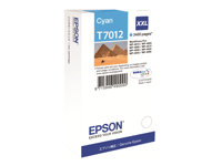 Epson T7012 - 34.2 ml - XXL-storlek - cyan - original - blister - bläckpatron - för WorkForce Pro WP-4015 DN, WP-4095 DN, WP-4515 DN, WP-4525 DNF, WP-4595 DNF C13T70124010