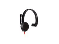 HP Poly Blackwire 5210 - Blackwire 5200 series - headset - på örat - kabelansluten - 3,5 mm kontakt, USB-C - svart - Certifierad för Microsoft-teams, Certifierad för Skype for Buisness, Cisco Jabber-certifierad, Avaya-certifierad, Works With Chromebook Certified, Zoomcertifierad, UC-certifierad 8X230A6
