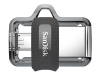 SanDisk Ultra Dual - USB flash-enhet - 64 GB - USB 3.0 / micro USB SDDD3-064G-G46