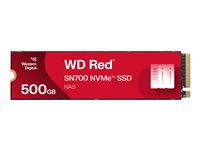 WD Red SN700 WDS500G1R0C - SSD - 500 GB - inbyggd - M.2 2280 - PCIe 3.0 x4 (NVMe) WDS500G1R0C