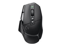 Logitech G G502 X LIGHTSPEED - Mus - optisk - 8 knappar - trådlös - 2.4 GHz - USB Logitech LIGHTSPEED-mottagare - svart 910-006181