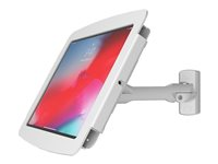 Compulocks iPad Pro 11" (1-4th Gen) Space Enclosure Swing Wall Mount - Hölje - Antistöld - för surfplatta - låsbar - höggradig aluminium - vit - skärmstorlek: 12.9" - väggmonterbar, monterbar på ytor, bänkskiva - för Apple 11-inch iPad Pro (1:a generation, 2a generation, 3:e generationen, 4:e generation) 827W211SENW