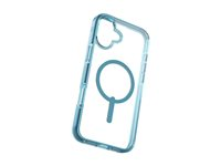 Zagg Santa Cruz Snap - Baksidesskydd för mobiltelefon - MagSafe-kompatibilitet - retroblå - för Apple iPhone 16 Plus 702315059