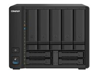 QNAP TS-932PX - NAS-server - 9 fack - SATA 6Gb/s - RAID RAID 0, 1, 5, 6, 10, 50, JBOD, 5 hot spare, 6-reservsnabbyte, 60, 50 hot spare, 10 hot spare, 1 hot spare, 60 hot spare - RAM 4 GB - Gigabit Ethernet / 2.5 Gigabit Ethernet / 10 Gigabit Ethernet - iSCSI support TS-932PX-4G