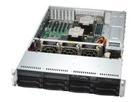 Supermicro Mainstream SuperServer 621P-TR - kan monteras i rack - AI Ready - ingen CPU - 0 GB - ingen HDD SYS-621P-TR