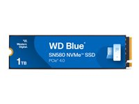 WD Blue SN580 WDS100T3B0E - SSD - 1 TB - inbyggd - M.2 2280 - PCIe 4.0 x4 (NVMe) WDS100T3B0E