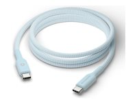 dbramante1928 re-charge - USB-kabel - 24 pin USB-C (hane) till 24 pin USB-C (hane) - 1.5 m - flätad kabel, USB-C Power Delivery (60W) - beige CB20CCBE7209