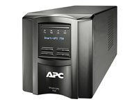 APC Smart-UPS SMT750IC - UPS - AC 220/230/240 V - 500 Watt - 750 VA - RS-232, USB - utgångskontakter: 6 - svart - med APC SmartConnect SMT750IC