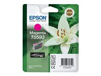 Epson T0593 - 13 ml - magenta - original - blister - bläckpatron - för Stylus Photo R2400 C13T05934010