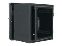 Middle Atlantic DWR 12-22PD - Skåp - väggmontering - svart - 12U - 19" DWR-12-22PD