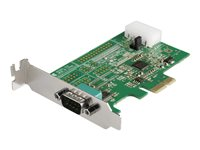 StarTech.com 1-port PCI Express RS232-seriellt adapterkort - PCIe RS232-seriellt värdstyrenhetskort - PCIe till seriell DB9 - 16950 UART - Expansionskort med låg profil - Windows & Linux - Seriell adapter - PCIe låg profil - RS-232 x 1 PEX1S953LP