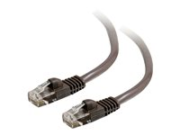 C2G Cat5e Booted Unshielded (UTP) Network Patch Cable - Patch-kabel - RJ-45 (hane) till RJ-45 (hane) - 1 m - UTP - CAT 5e - formpressad, hakfri, tvinnad - brun 83673