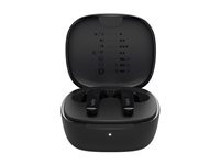 Belkin SoundForm Motion - True wireless-hörlurar med mikrofon - inuti örat - Bluetooth - aktiv brusradering - ljudisolerande - svart AUC010BTBK