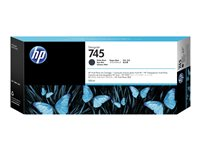 HP 745 - 300 ml - hög kapacitet - mattsvart - original - DesignJet - bläckpatron - för DesignJet Z2600 PostScript, Z5600 PostScript F9K05A