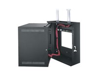 Middle Atlantic EWR 8-22 - Rack - väggmontering - black powder - 8U EWR-8-22