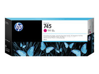 HP 745 - 300 ml - hög kapacitet - magenta - original - DesignJet - bläckpatron - för DesignJet Z2600 PostScript, Z5600 PostScript F9K01A