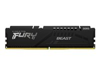 Kingston FURY Beast - DDR5 - modul - 32 GB - DIMM 288-pin - 5600 MT/s / PC5-44800 - CL40 - 1.25 V - ej buffrad - on-die ECC KF556C40BB-32