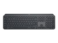 Logitech MX Keys for Business - Tangentbord - bakgrundsbelyst - Bluetooth, 2.4 GHz - QWERTY - hela norden - grafit 920-010249