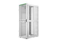 APC NetShelter SX Gen 2 - Rack skåp - 2258 H x 800 B x 1200 D mm, med sidor - golvstående - vit - 48U - 19" - för P/N: SMT1000RM1U, SMT750RM1U, SRTL10KRM4UT, SRTL5KRM2UI-HW, SRTL5KRM2UT-HW, SRTL8KRM4UT AR3387W2
