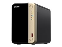 QNAP TS-264 - NAS-server - 2 fack - SATA 6Gb/s - RAID RAID 0, 1, 5, 6, 10, 50, JBOD, 60 - RAM 8 GB - 2.5 Gigabit Ethernet - iSCSI support TS-264-8G