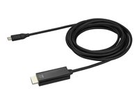 StarTech.com 3 m USB-C till HDMI-kabel - 4K vid 60Hz - Svart - Adapterkabel - USB-C hane till HDMI hane - 3 m - svart - 4K60Hz (3840 x 2160) stöd - för P/N: TB4CDOCK CDP2HD3MBNL