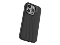 ZAGG Luxe - Baksidesskydd för mobiltelefon - MagSafe-kompatibilitet - svart (snap) - för Apple iPhone 15 Pro 702312598