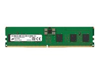Micron - DDR5 - modul - 16 GB - DIMM 288-pin - 4800 MHz / PC5-38400 - CL40 - 1.1 V - registrerad - ECC MTC10F1084S1RC48BA1R